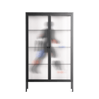 Décomposé - Cabinet - David Vanadia - Antracite - Reeded glass