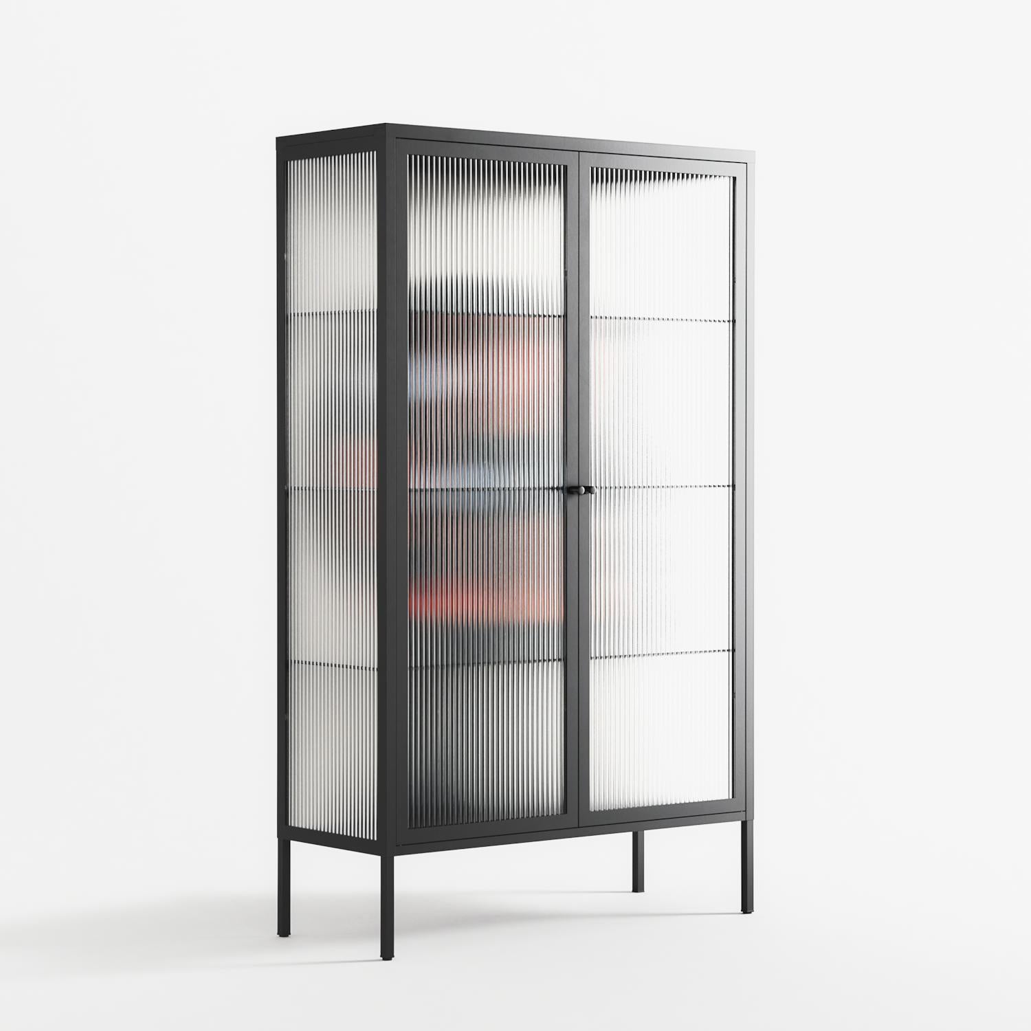 Désordre_Intérieur - Cabinet - David Vanadia - Antracite - Reeded glass