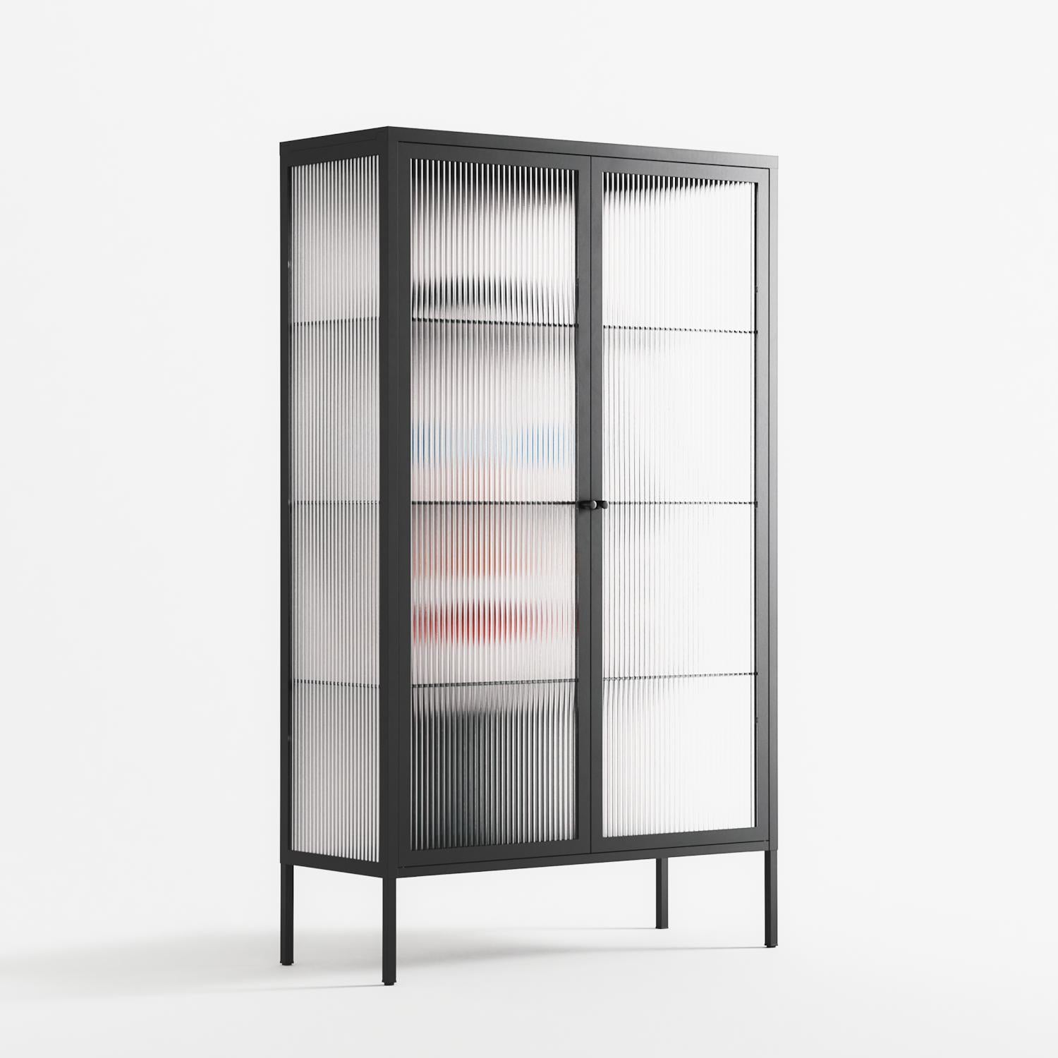 En_Suspend - Cabinet - David Vanadia - Antracite - Reeded glass