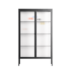 Épanoui - Cabinet - David Vanadia - Antracite - Reeded glass