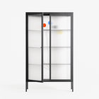 Épanoui - Cabinet - David Vanadia - Antracite - Reeded glass