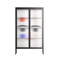 Équilibré - Cabinet - David Vanadia - Antracite - Reeded glass