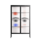 Équilibré - Cabinet - David Vanadia - Antracite - Reeded glass
