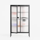 Équilibré - Cabinet - David Vanadia - Antracite - Reeded glass