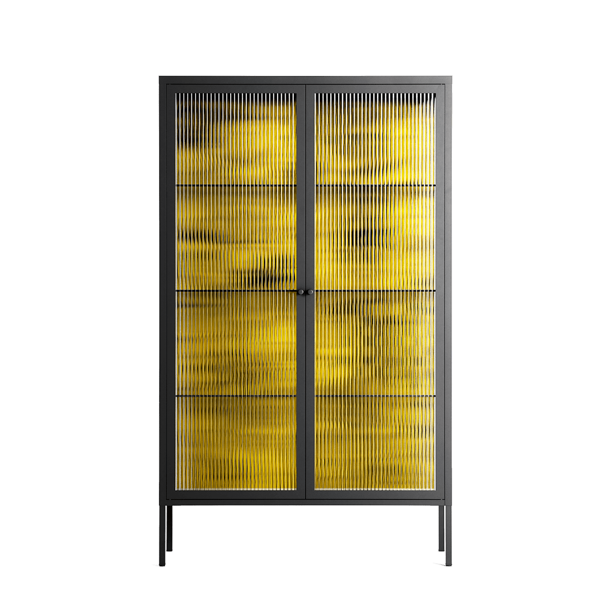 What a Mess - Cabinet - Craig Watkins - Antracite - Reeded glass