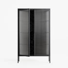 The Single Color - Cabinet - Craig Watkins - Antracite - Reeded glass