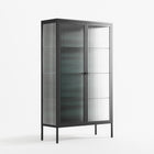 Optical Delusion - Cabinet - Craig Watkins - Antracite - Reeded glass