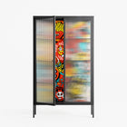 All The Stickers - Cabinet - Craig Watkins - Antracite - Reeded glass