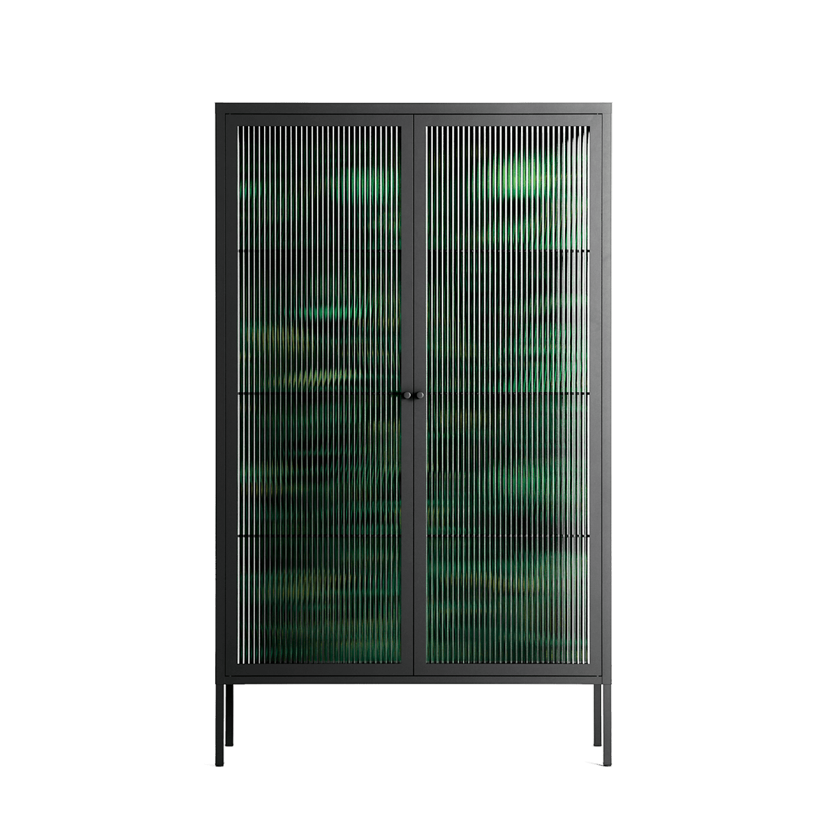 Thankful - Cabinet - Craig Watkins - Antracite - Reeded glass