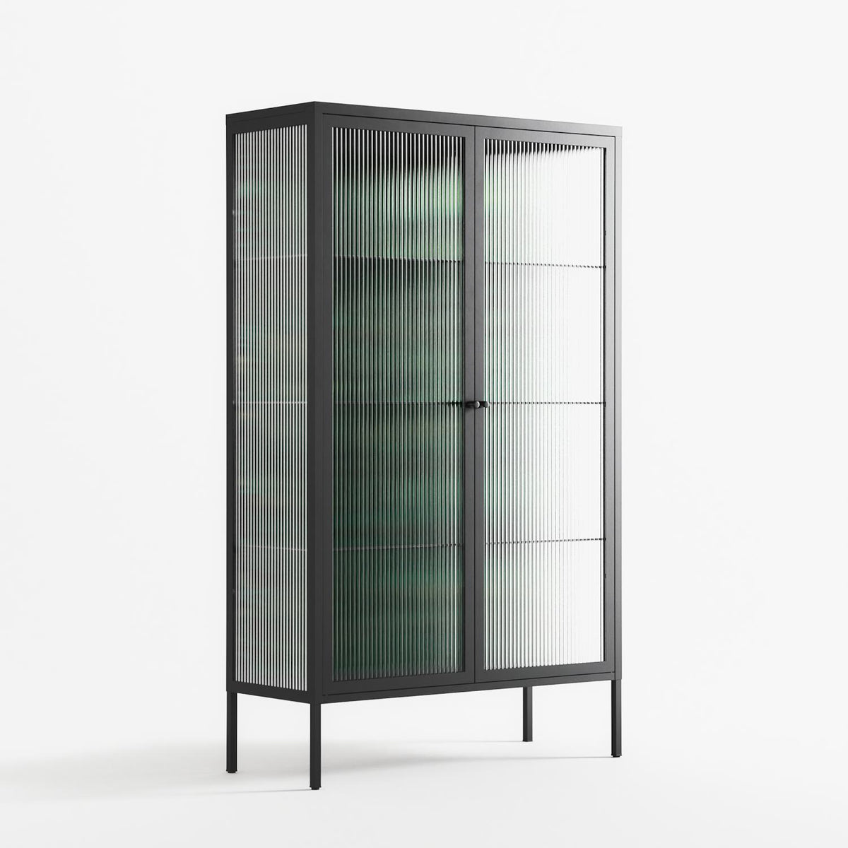 Thankful - Cabinet - Craig Watkins - Antracite - Reeded glass