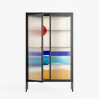 Ocean Sunrise - Cabinet - Henry Rivers - Antracite - Reeded glass