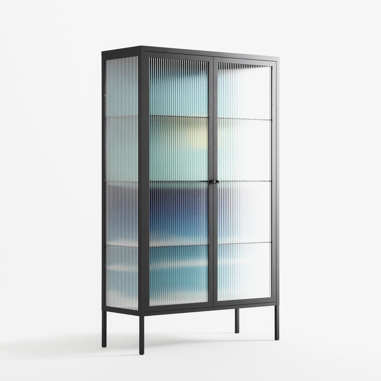 Sea Swim - Cabinet - Henry Rivers - Antracite - Reeded glass