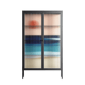 The Wave - Cabinet - Henry Rivers - Antracite - Reeded glass