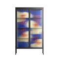 Meadow - Cabinet - Magda March - Antracite - Reeded glass