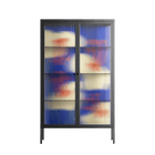 Meadow - Cabinet - Magda March - Antracite - Reeded glass