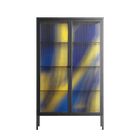Blue Gale - Cabinet - Oluwasheyi Adebayo - Antracite - Reeded glass