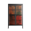 Hours - Cabinet - Oluwasheyi Adebayo - Antracite - Reeded glass