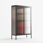Hours - Cabinet - Oluwasheyi Adebayo - Antracite - Reeded glass