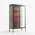 JJ - Cabinet - Oluwasheyi Adebayo - Antracite - Reeded glass