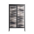 Wave Lens - Cabinet - Oluwasheyi Adebayo - Antracite - Reeded glass