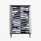 Wave Lens - Cabinet - Oluwasheyi Adebayo - Antracite - Reeded glass