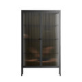Friday Night Rituals - Cabinet - Kristin Eriksson - Antracite - Reeded glass