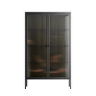 Friday Night Rituals - Cabinet - Kristin Eriksson - Antracite - Reeded glass