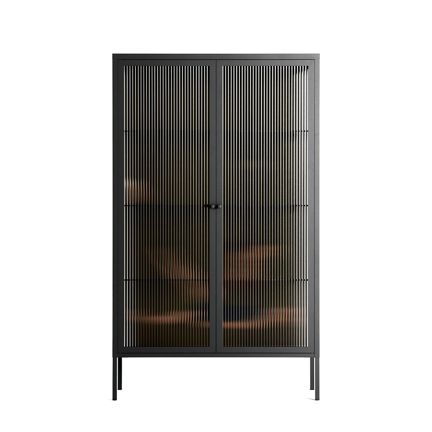 Friday Night Rituals - Cabinet - Kristin Eriksson - Antracite - Reeded glass
