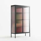 Pickles - Cabinet - Kristin Eriksson - Antracite - Reeded glass