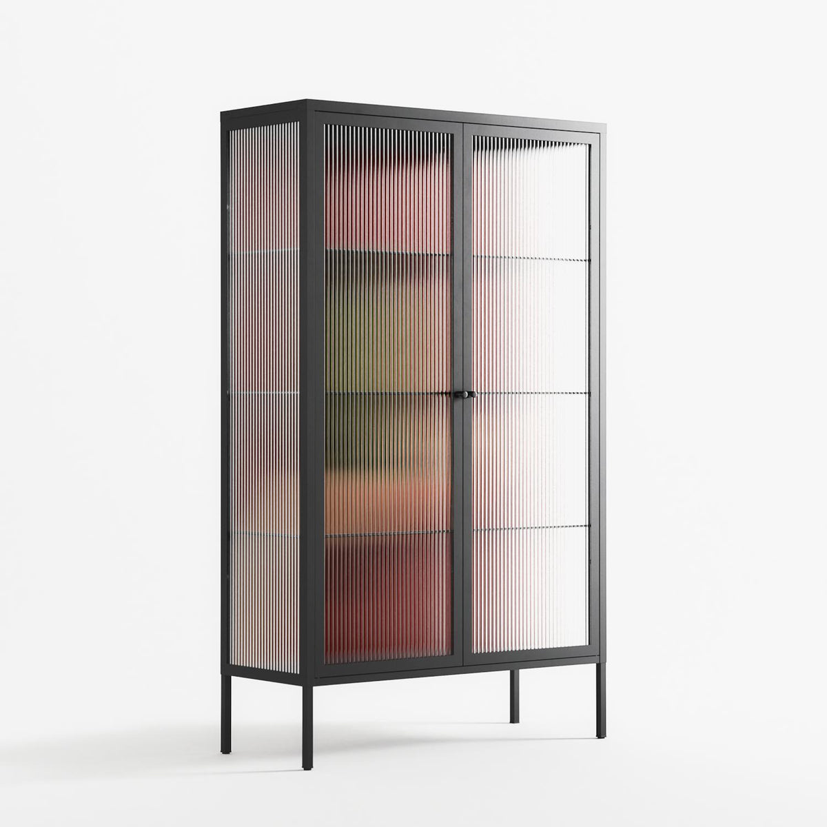 Pickles - Cabinet - Kristin Eriksson - Antracite - Reeded glass