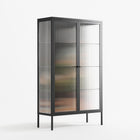 Waiting Game - Cabinet - Kristin Eriksson - Antracite - Reeded glass