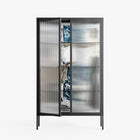 Balance - Cabinet - Sophie Goudman-Peachey - Antracite - Reeded glass