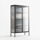 Balance - Cabinet - Sophie Goudman-Peachey - Antracite - Reeded glass