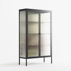 Can You Face It - Cabinet - Sophie Goudman-Peachey - Antracite - Reeded glass