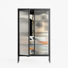 Sweet Far Away - Cabinet - Sophie Goudman-Peachey - Antracite - Reeded glass