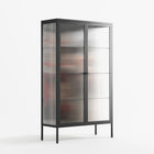 Where We Belong - Cabinet - Sophie Goudman-Peachey - Antracite - Reeded glass