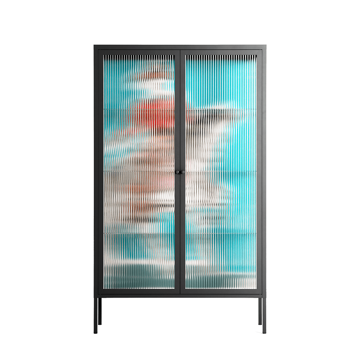 Rush - Cabinet - Caitlin Flood-Molyneux - Antracite - Reeded glass