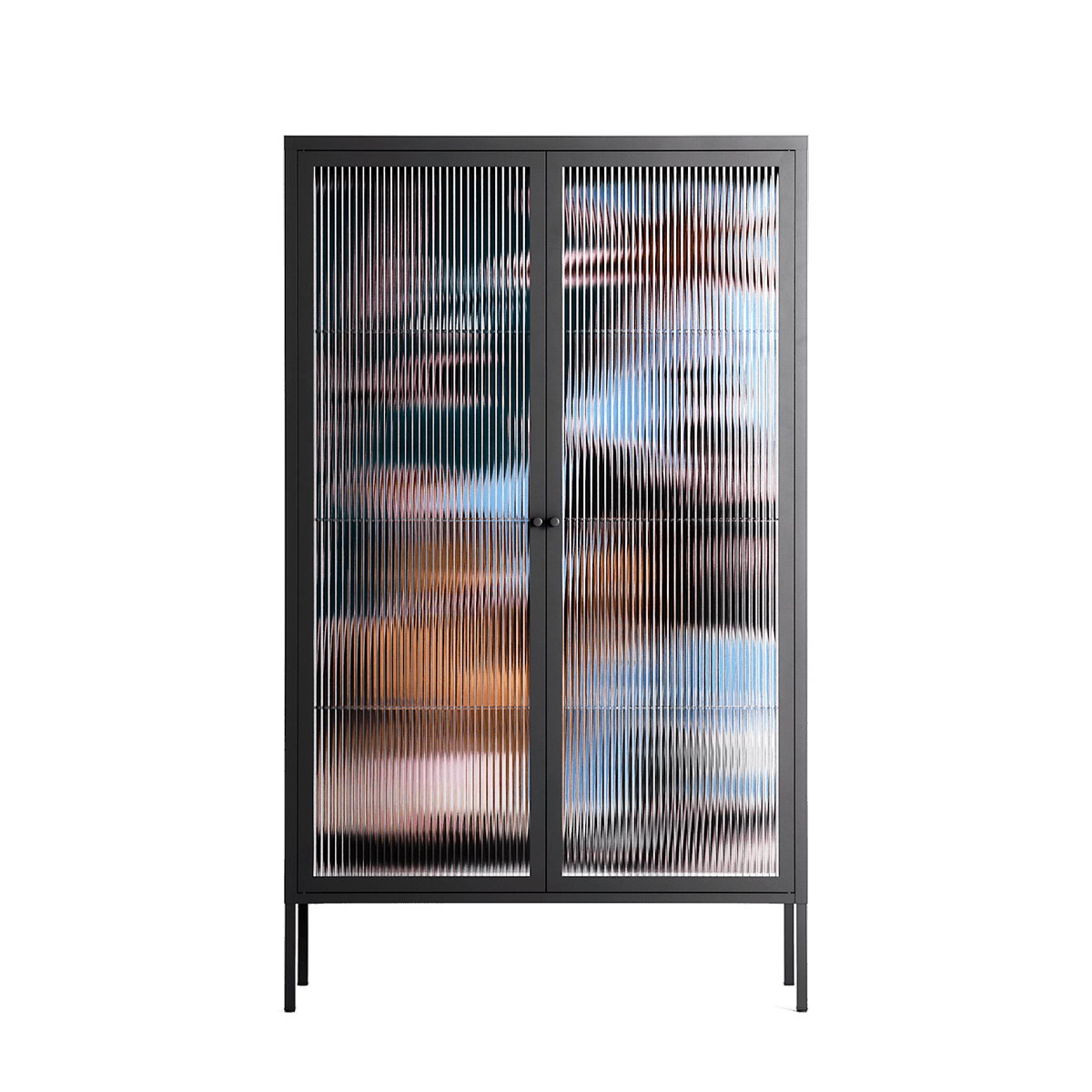 Hidden Sorrow - Cabinet - Caitlin Flood-Molyneux - Antracite - Reeded glass