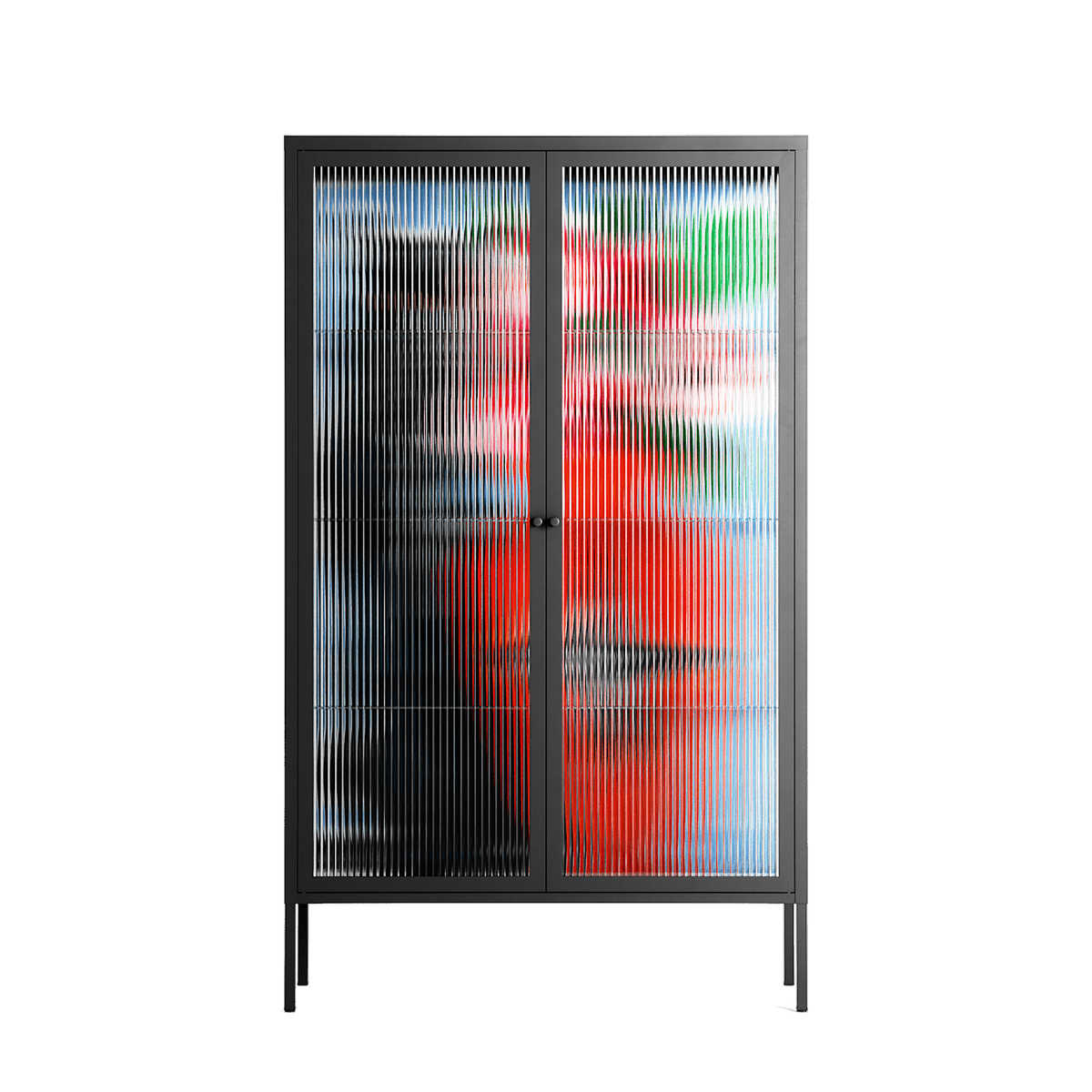 Guardian - Cabinet - Caitlin Flood-Molyneux - Antracite - Reeded glass