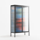 Staying Grounded - Cabinet - Caitlin Flood-Molyneux - Antracite - Reeded glass
