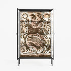 Delight Pink - Cabinet - Diana Catchpole - Antracite - Reeded glass