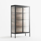 Delight Pink - Cabinet - Diana Catchpole - Antracite - Reeded glass