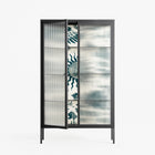 Ode to Summer 6 - Cabinet - Diana Catchpole - Antracite - Reeded glass