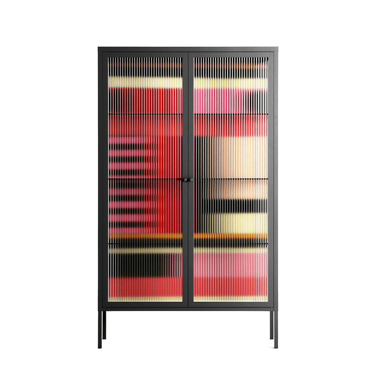 Harmonic - Cabinet - Rikki Hewitt - Antracite - Reeded glass
