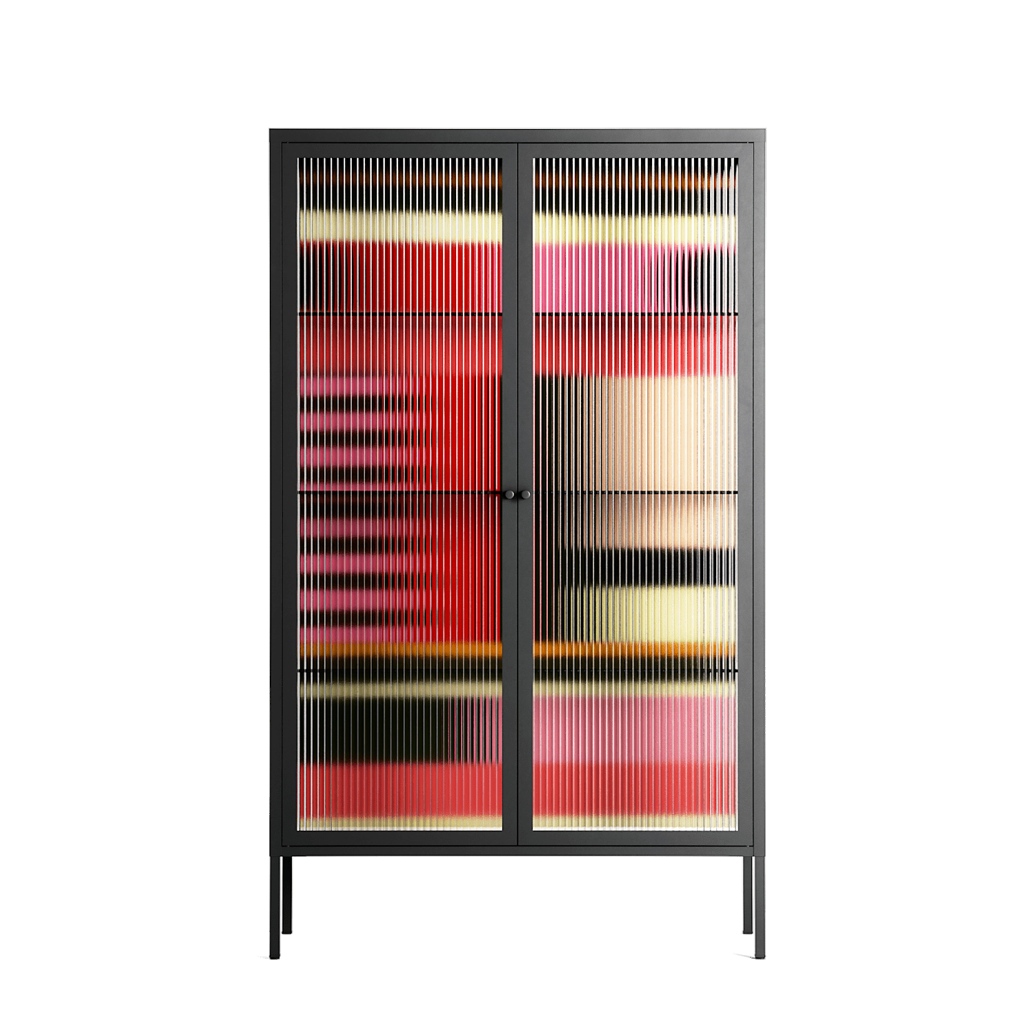 Harmonic - Cabinet - Rikki Hewitt - Antracite - Reeded glass