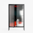 Plume - Cabinet - Rikki Hewitt - Antracite - Reeded glass
