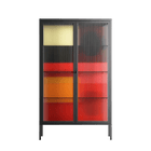 Turnstile - Cabinet - Rikki Hewitt - Antracite - Reeded glass