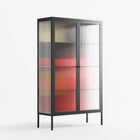 Turnstile - Cabinet - Rikki Hewitt - Antracite - Reeded glass