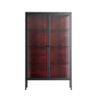 Ornaments - Cabinet - Naia Escribano - Antracite - Reeded glass