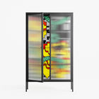 Maps - Cabinet - Naia Escribano - Antracite - Reeded glass